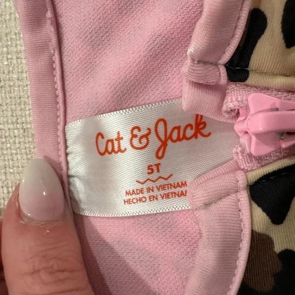 Cat & Jack | Leopard Toddler One Piece Swimsuit - Picture 3 of 3
